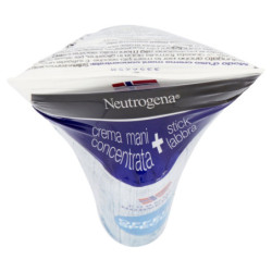 NEUTROGENA CREMA MANI CONCENTRATA 50 ML + STICK LABBRA 4,8 G, PER AVERE MANI E LABBRA IDRATATE