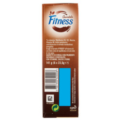 FITNESS Cioccolato Barrette di cereali con frumento, avena integrale e cioccolato 6 pezzi da 23,5g