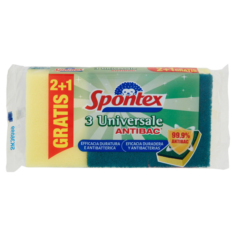 SPONTEX ANTIBAC UNIVERSAL 2+1