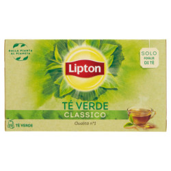 LIPTON TÉ VERDE CLÁSICO 25 FILTROS 32,5 G