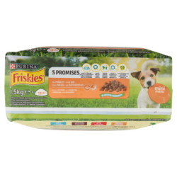 PURINA FRISKIES CANE MINIMENÙ CON POLLO E VERDURE 1,5 KG