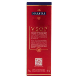 MARTELL COGNAC VSOP AGED IN RED BARRELS 70 CL