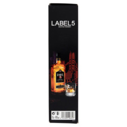 LABEL 5 BLENDED SCOTCH WHISKY 70 CL + 2 GLÄSER