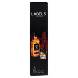 LABEL 5 BLENDED SCOTCH WHISKY 70 CL + 2 GLÄSER