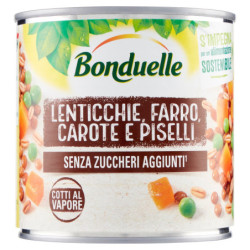 BONDUELLE LENTICCHIE, FARRO, CAROTE E PISELLI 300 G