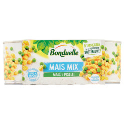 BONDUELLE CORN MIX CORN AND PEAS 3 X 170 G