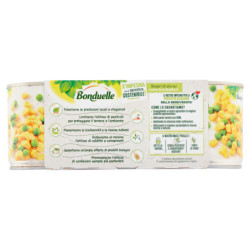 BONDUELLE CORN MIX CORN AND PEAS 3 X 170 G