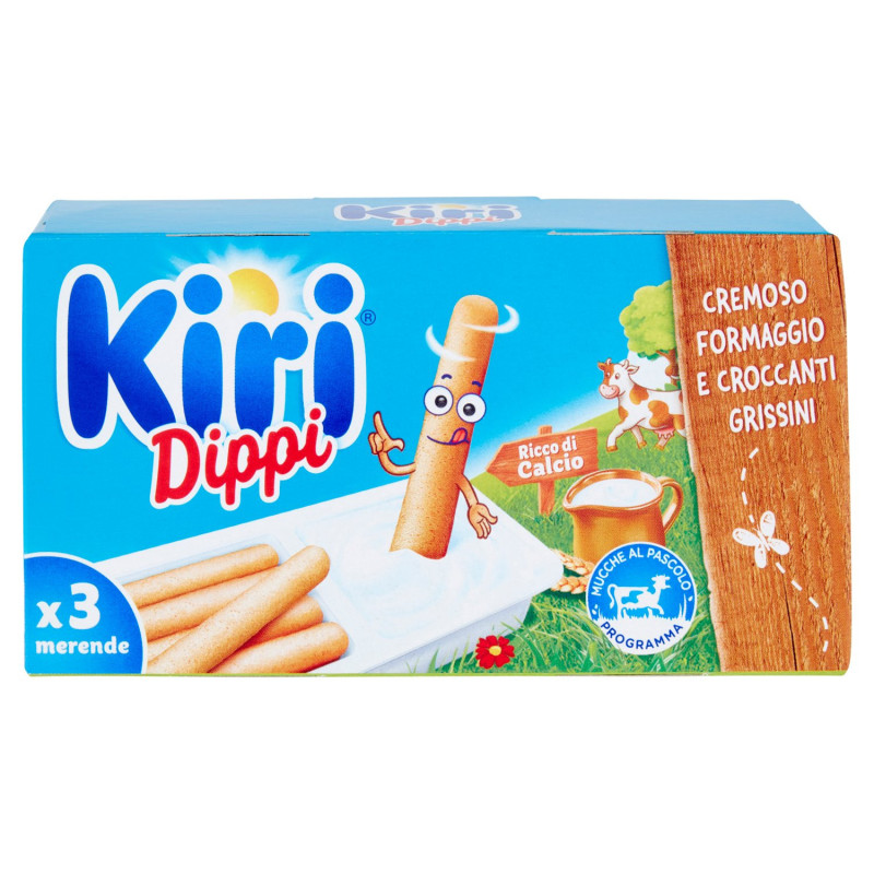 Kiri Dippi Formaggio cremoso e grissini croccanti 3 x 35 g