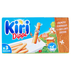 KIRI DIPPI QUESO CREMOSO Y PALOS DE PAN CRUJIENTES 3 X 35 G