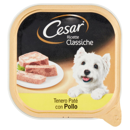 CESAR CLASSIC RECIPES NASSES HUNDEFUTTER MIT ZARTEM HÜHNCHEN 300 G