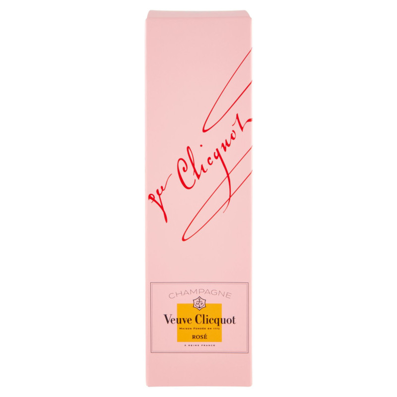 VEUVE CLICQUOT CHAMPAGNE BRUT ROSADO CAJA 750ML