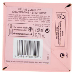 VEUVE CLICQUOT CHAMPAGNE BRUT ROSADO CAJA 750ML