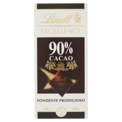 LINDT EXCELLENCE BARRA DE CHOCOLATE NEGRO 90% 100 G