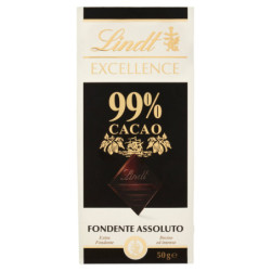 LINDT EXCELLENCE BARRA DE CHOCOLATE NEGRO 99% 50 G