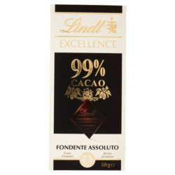 LINDT EXCELLENCE TAVOLETTA CIOCCOLATO FONDENTE 99% 50 G