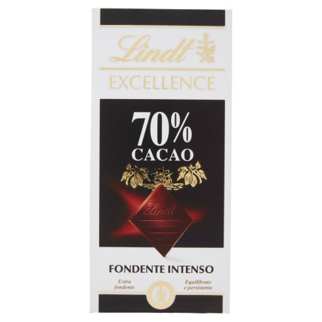 LINDT EXCELLENCE BARRA DE CHOCOLATE NEGRO 70% 100 G