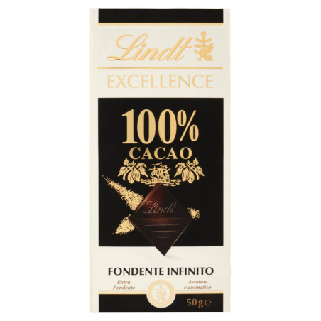 LINDT EXCELLENCE TAVOLETTA CIOCCOLATO FONDENTE 100% 50 G