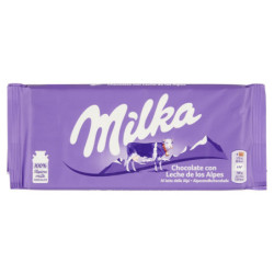 MILKA 100% ALPINE MILK CHOCOLATE BAR - 100G