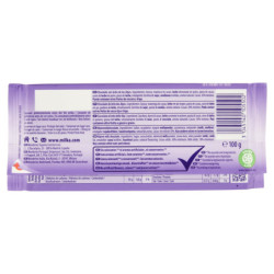 MILKA 100% ALPINE MILK CHOCOLATE BAR - 100G