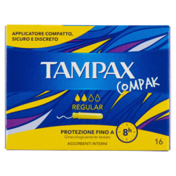 TAMPAX COMPAK REGULAR X16