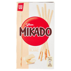 MIKADO, MIT WEISSER SCHOKOLADE ÜBERZOGENE KEKSE – 70G