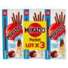 MIKADO BOLSILLO CHOCOLATE CON LECHE 39GX3