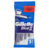 RASOIR JETABLE HOMME GILLETTE BLEU II - 5 RASOIRS