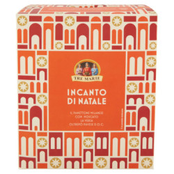 TRE MARIE NAVIDAD ENCANTADOR PANETTONE MILANÉS 750G CON MOSCATO LA VERSA OLTREPÒ PAVESE DOC 75CL