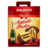 BALOCCO NATALE IN FESTA PANETTONE MAXICIOCK 800 G + CASA SANT'ORSOLA VINO SPUMANTE DOLCE 750 ML