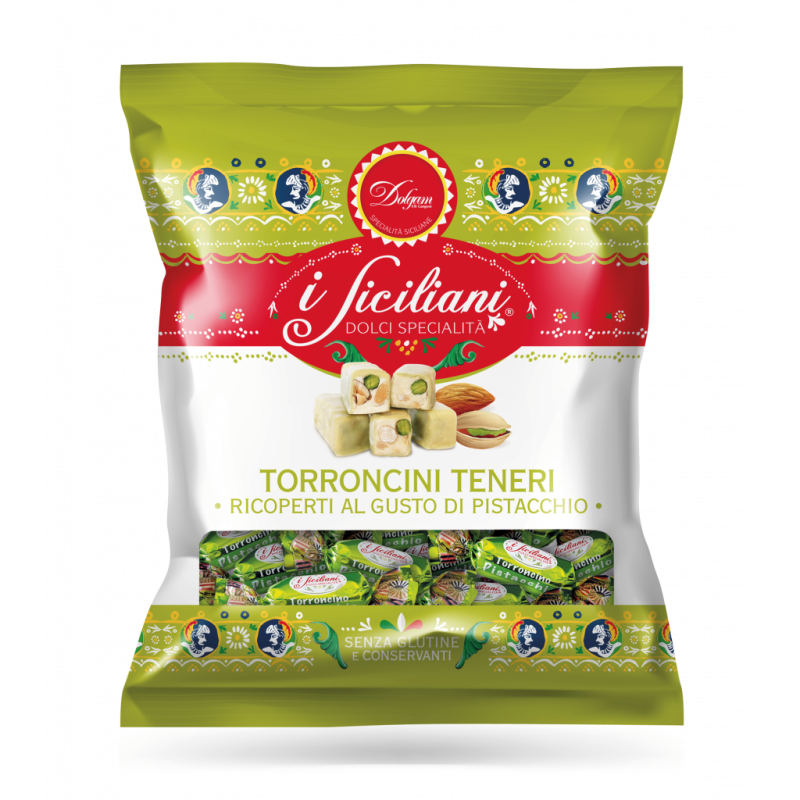 I Siciliani Torroncini Pistacchio 100 Gr