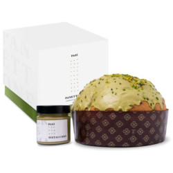 Pasi' Panettone Pistacchio E Crema Pistacchio 1190 Gr