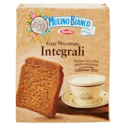 Mulino Bianco Fette Biscottate Integrali Ricche di Fibre 315g