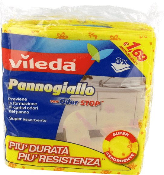 VILEDA PANNO GIALLO 3pz 141281