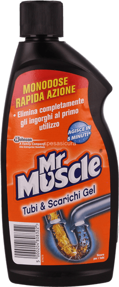 MR MUSCLE Idraulico liquido disgorgante 5 in 1 1 LT - Basko
