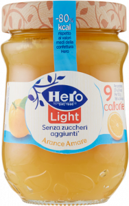 Confettura Hero Light Senza Zuccheri Aggiunti In Monoporzioni 4 x