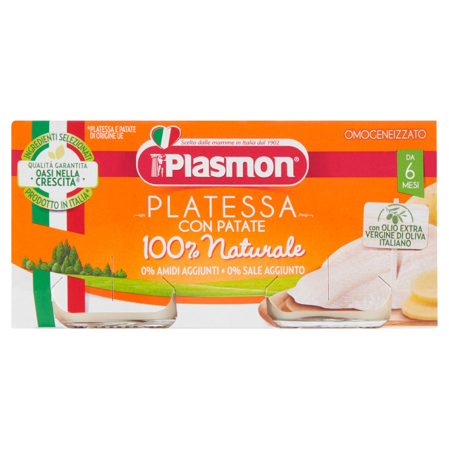PLASMON OMOGENEIZZATO PLATESSA GR.80X2
