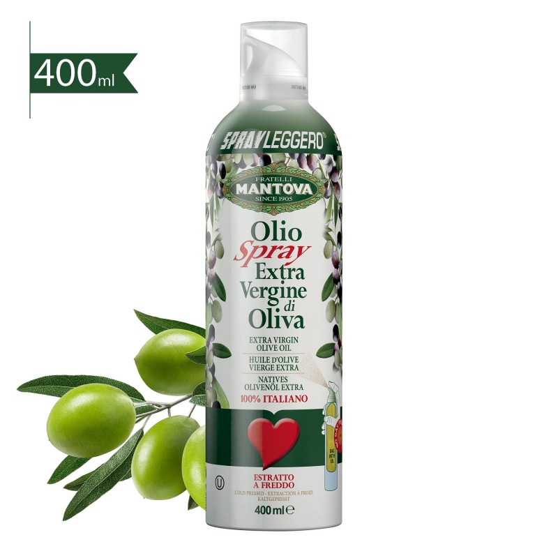 Olio Extra Vergine di Oliva 100% italiano spray 400ml